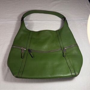 Green Leather Shoulder Bag